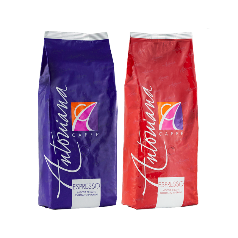 ANTONIANA Caffé VIOLA + ROSSO,  <br>2 packages à 0,5kg