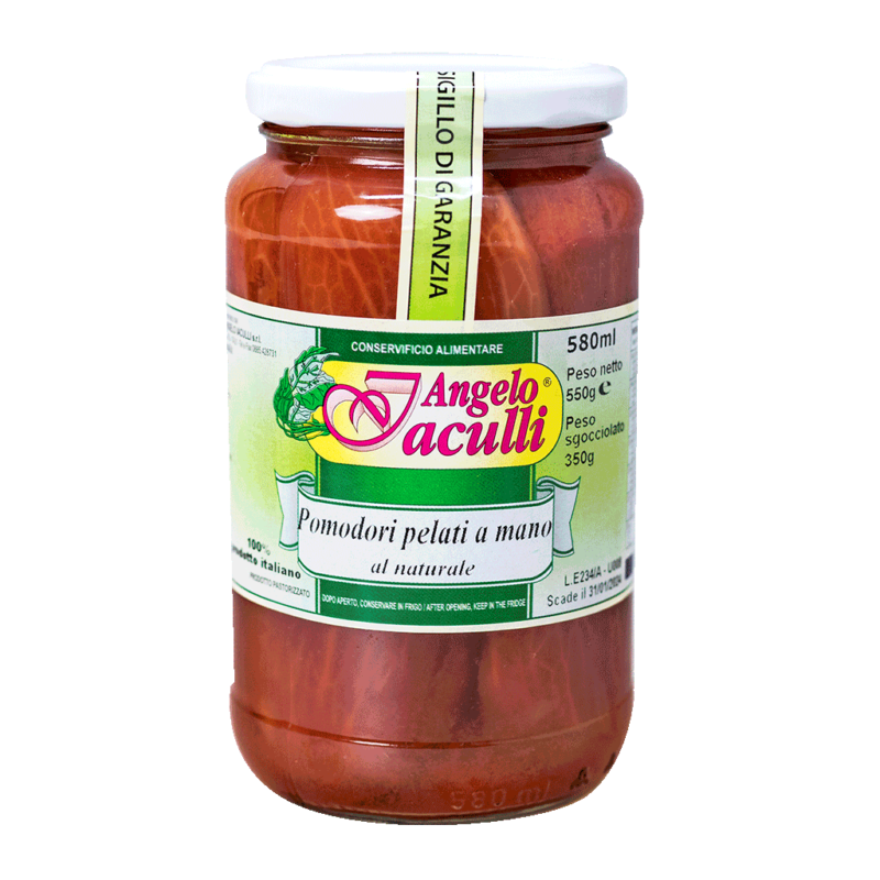Hand peeled tomatoes - natural origin
