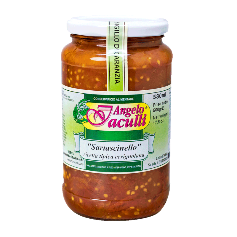 "Sartascinello" - typical recipe from the Cerignola region.