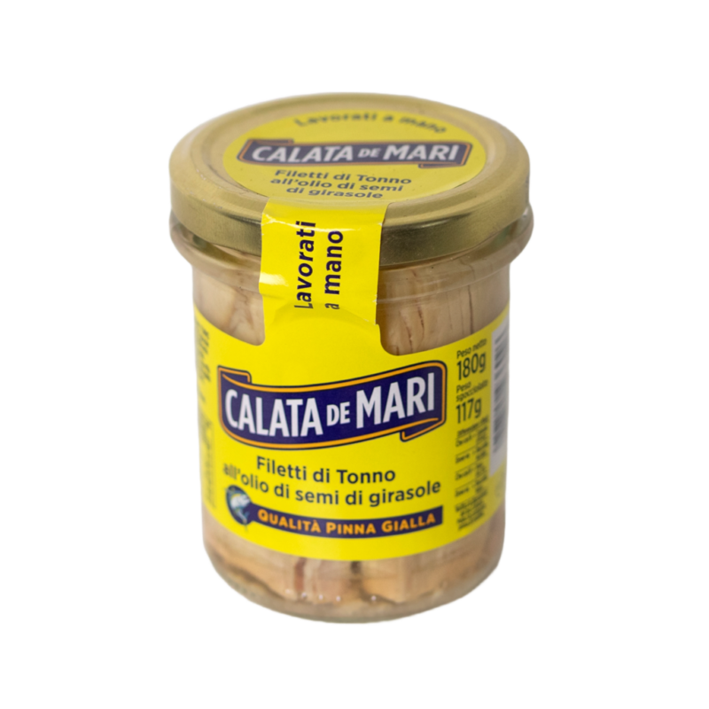 Tuna fillets - pickled in olive oil
