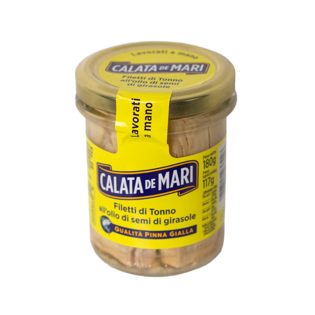 Tuna fillets - pickled in olive oil