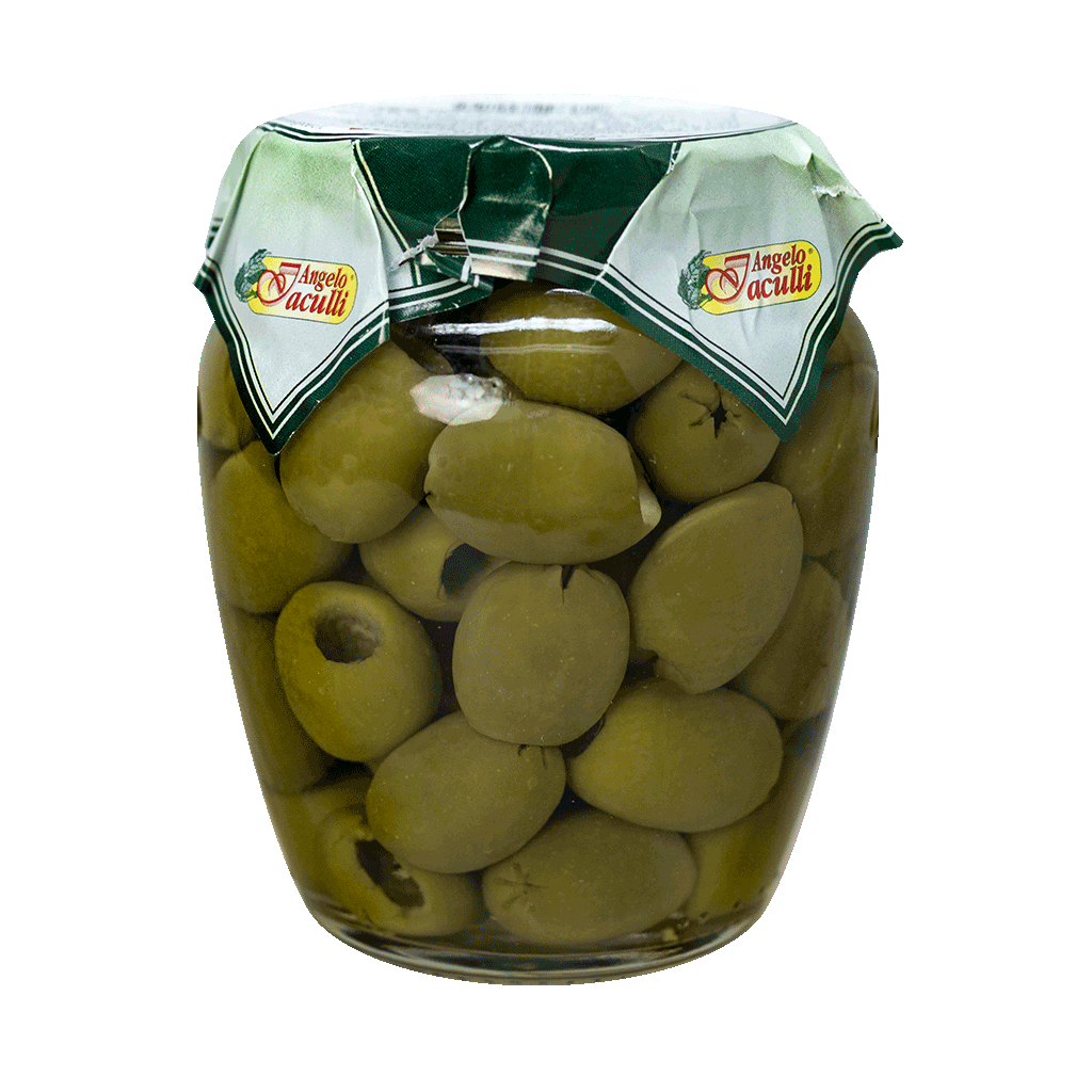 Pitted green olives - pickled in brine - Image 2