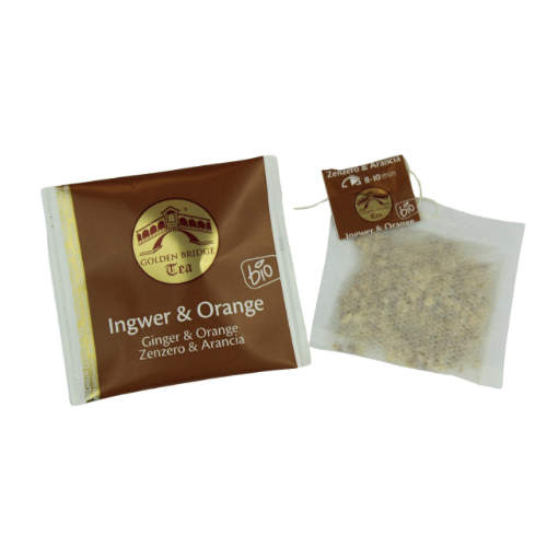 GOLDEN BRIDGE TEA O.S.T.B <br> ORGANIC GINGER & ORANGE - Image 3
